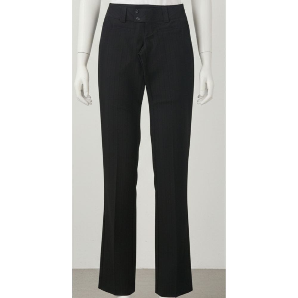 Joe Benbasset Pinstripes Black Straight Leg Pants, 9 GUC ✔️